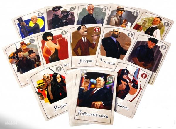 Mafia kogu pere koguda vene laua kaardi rolli mäng 10+ (foto #2)