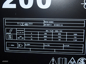 Новая MIG сварка Black 200 с газом (2 фото из 3)