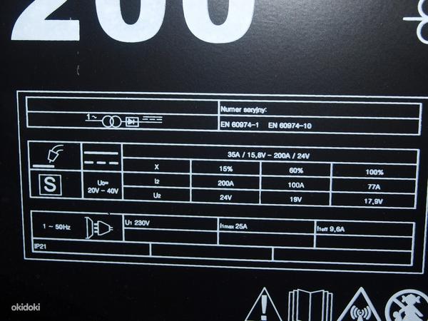 Новая MIG сварка Black 200 с газом (фото #2)
