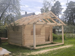 Palkmaja karkassist (3 foto / 3)
