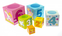 Картонные кубики Goki *учимся считать*