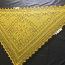 Яркий треугольный шарф Хаапсалу из пряжи с меринос. шерстью (фото #3)