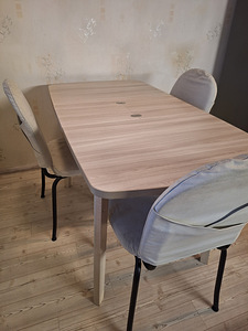 Стол + 4 стула IKEA. (1 фото из 9)
