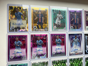 Topps Chrome® UCC 2024/25 jalgpalli kaardid /numbriga (2 foto / 9)