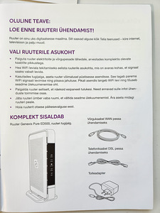 Telia WIFI ruuter Genexis ED500 (2,4GHz; 5GHz) (6 foto / 7)