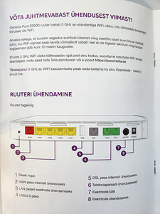 Telia WIFI ruuter Genexis ED500 (2,4GHz; 5GHz) (7 foto / 7)