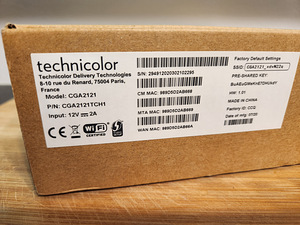 Elisa WIFI ruuter Technicolor CGA2121 (2,4GHz ja 5GHz) (5 foto / 6)