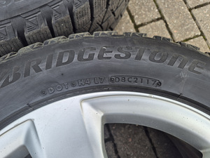 Диски Audi 18 дюймов + шины Bridgestone Blizzak 245/50R18 (9 фото из 10)