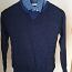 Мягкий свитер okaidi и рубашка H&M 128 размер (фото #1)