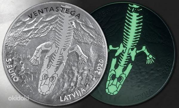 Латвия 5 евро 2020/3 - ventastega - серебро (фото #1)