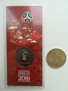 Venemaa panga mälestusmünt, jalgpall 2018