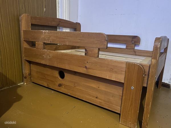Раздвижная кровать с ящиком для белья (фото #3)