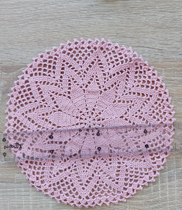 Heegeldatud linik .100%puuvill. Suurus 18 sm. (3 foto / 3)