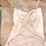 Атласное платье с кружевами XS (34) (фото #2)