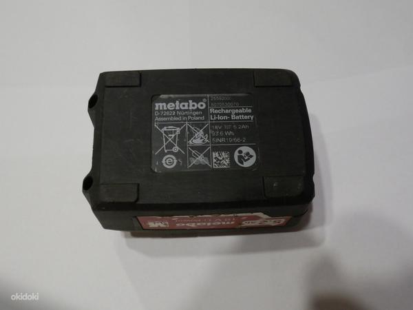 Metabo BS18 + Akud 18V / 5,2 Ah (foto #5)