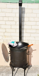 Korstnaga pliit(3mm)+pada(16L)+skimmer 46 cm+kulp 46 cm (10 foto / 10)