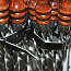 Набор шампуров для шашлыка 6 шт. 3х12х55см . Кожаный колчан. (фото #2)