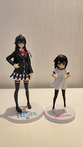 Anime figuur Yukino Yukinoshita + Tohru komplekt