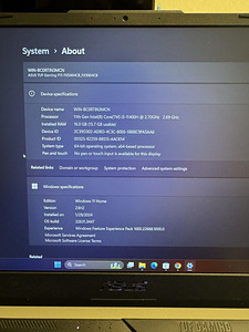 Asus TUF i5-11400H,16GB, 512GB SSD, 15" 144hz,RTX 3050. (3 foto / 3)