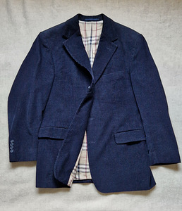 Burberry tumesinine velvetpintsak (1 foto / 5)