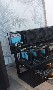 Mining rig / kaevur / rtx 3080 3tk non lhr (4 foto / 5)