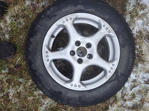 5x100 R15 veljed koos talverehvidega (2 foto / 6)