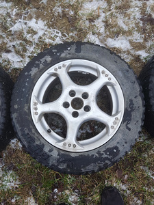 5x100 R15 veljed koos talverehvidega (4 foto / 6)