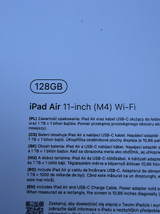 Apple iPad Air 11'', M4 (2026), 128 ГБ, Wi‑Fi, серый (2 фото из 3)