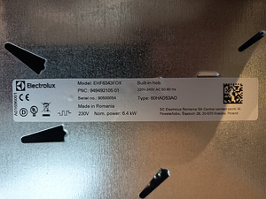 Электроплита Electrolux