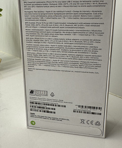 Uus! iPhone 15 Pro 256GB + Adapter, Garantii 10.2026 (3 foto / 3)