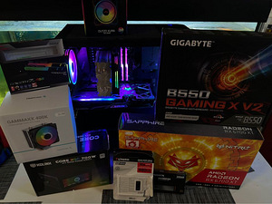 Lauaarvuti Ryzen 5 5600x / RX 6700 XT 12GB / B550 / 2x SSD / (7 foto / 8)