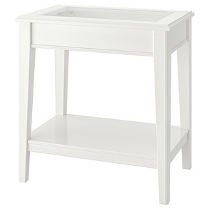 IkEA LIATORP abilaud, 57x40 cm, valge/klaas (1 foto / 3)