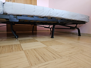 IKEA diivanvoodi LYCKSELE (roosa) (7 foto / 10)