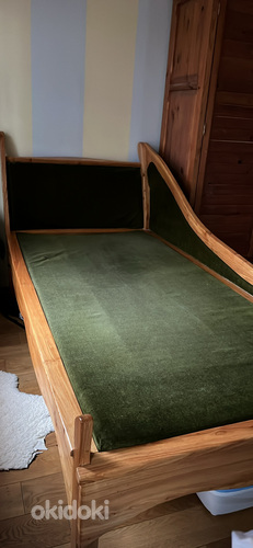 Кровать из массива ясеня (фото #2)