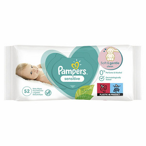 Niisked salvrätikud Pampers Sensitive 12X52tk KAST (3 foto / 3)