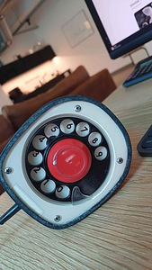 Ericsson Ericofon Cobra Telefon ~1950 (2 foto / 3)