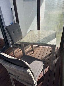 Aiamööbel laud ja 2 tooli Home4you (2 foto / 4)