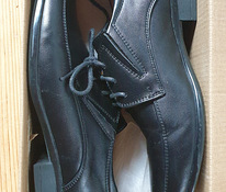 Черные кожаные праздничные туфли (37)