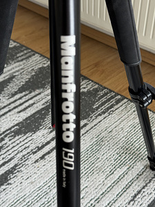 Manfrotto MT190xPRO4 statiiv + Manfrotto 410 juunior pea (3 foto / 3)