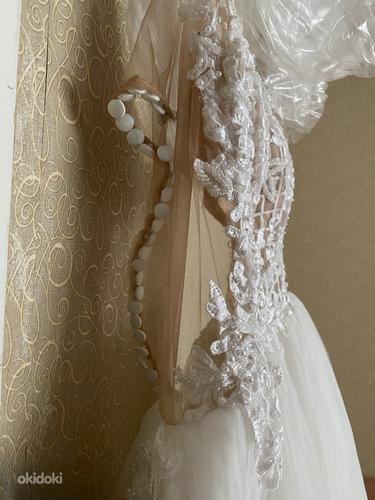 Pulmakleit+Loor+alusseelik,свадебное платье+нижняя юбка+фата (фото #3)