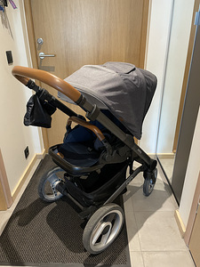 Mutsy vankrikomplekt koos Cybex turvahälliga + 360 isofix (5 foto / 8)