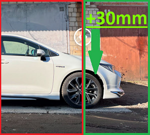 Tõstepuksid 30mm Toyota Corolla E210 (2019-2024)