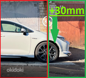 Проставки 30мм Toyota Corolla E210 (2019-2024)