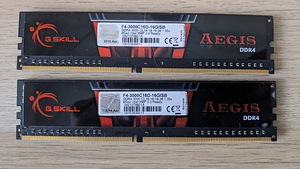(2x8GB) 16GB DDR4 G.Skill Aegis (1 foto / 1)