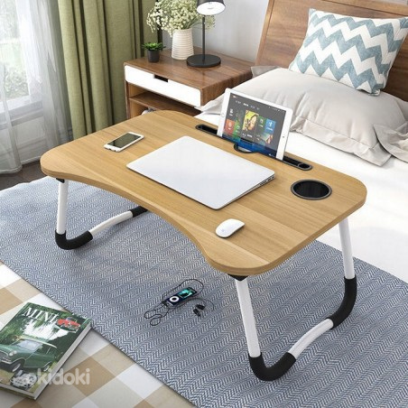 Складной компьютерный стол для ноутбука и планшета (фото #1)