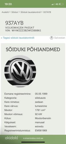 Volkswagen Passat 1999 (foto #7)