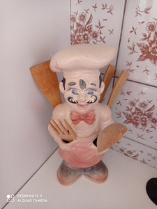Keraamiline kokk, kõrgus 30 cm (3 foto / 4)