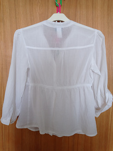 Блузка батист H&M , cottonn, р 34 (2 фото из 7)