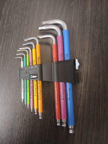 Wera Hex-plus kuuskantvõtmete komplekt. 9 suurust, 1,5–10 mm