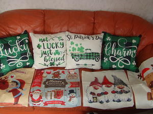 5 padja+ 9 padjapüüri, diivanile v voodile,ilus deco (2 foto / 4)